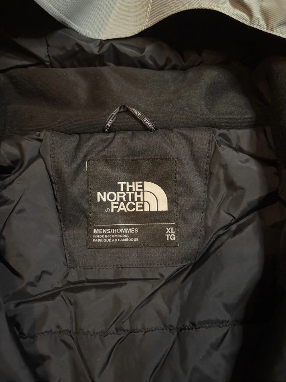 The North Face Mens Quest Insulated Jacket Monument Grey Black Heather
